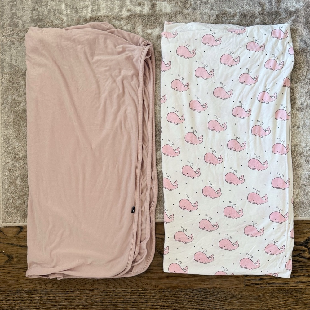 Baby Girl Bamboo Swaddle Blanket Bundle